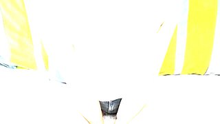 Cute teenage amateur sex with tan lines makes her first amateurs porn