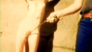 Vintage BDSM Dungeon Classic with Bound Retro Submissives