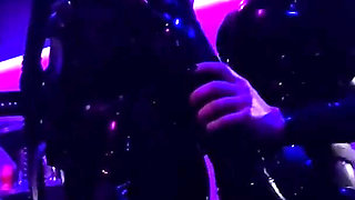 Fucking the suspended slave