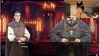 Lucky monster lady Pink tries to attract customers while demon gives her a deep throat and anal session