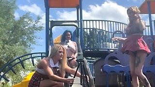 Big ass amateur blonde fucking POV in public