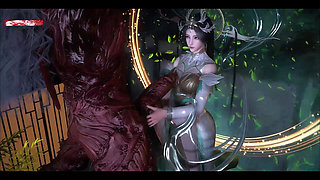 Curves of the 3D Realm: Booty Awakening - 3D Animation Hentai