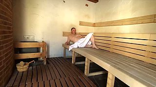 Dada Deville Big Tits Latina MILF Gets Raw Fucked Fast in Sauna and Squirts in Mouth