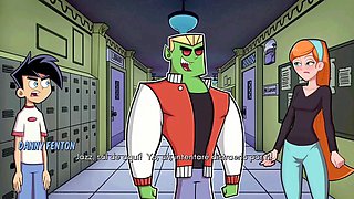 Getting a handjob from Kate in Amity Park