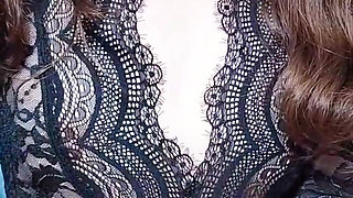 Sexy Stepmom Wearing Black Stockings