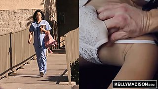 KELLY MADISON - Sexy Nurse Vanessa Sky Bound and Ass Fucked