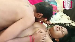Indian Wife & Husband Try Something New in Hotel – Desi Bhabhi Deep Throat & Missionary Sex