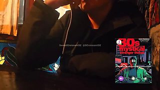 French Wife Has Risky Orgasm at Bar While Waiter Watches - Remote Vibrator Tease