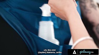 Femme fatale Kenna James's pussy eating scene