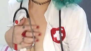 Need Some Care? the Nurse Will Take Great Care of You! Come with Me, Sweetheart!