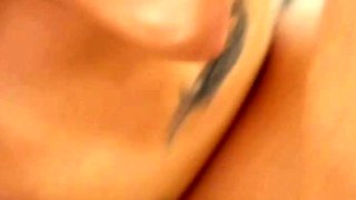 Hardcore double penetration on hot brunette