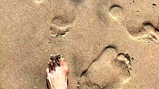 Foot fetish Handjob POV