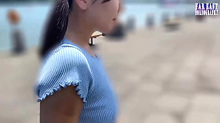 Sun-kissed F-cup Thrill Ride with a Cum-loving Beauty on a Wild Exposed Getaway Part 3