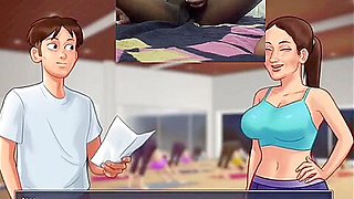 Rubbing My Dick On Yoga Teacher While Helping Her - Car Toon