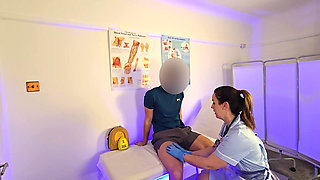 Real UK Nurse Blows Me in Clinic!