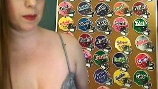 Stacked brunette goes solo toys and masturbation