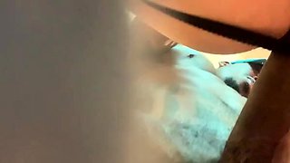 Voluptuous housewife rammed hard doggystyle by black lover