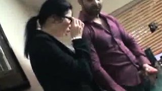Milf Persia and Tatiana milk young Joey when he masturbates