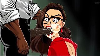 Hot American MILF Cartoon Compilation - Depraved Animated Hentai Sex at Work