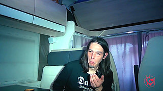 Hippy Slut Eva Fay Fucks a Stranger in Her Van