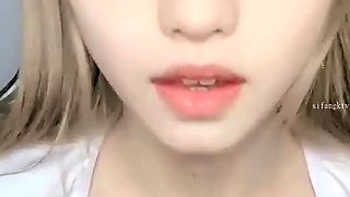 Close up funny cock jerking