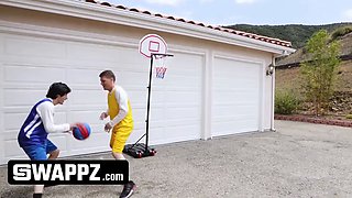 Swappz - mvp stepmothers beat their stepsons in basketball and then beat their dicks