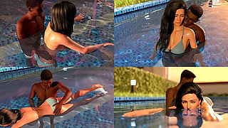Hot Stepmom & Step Sister Share Big Ass Anal - Whispering Desire V0.4 Part 1