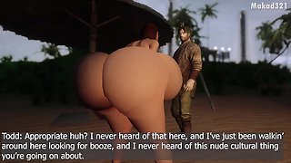 White MILF's 3D Hentai BBC Passion Ignites Wild Anal Heat