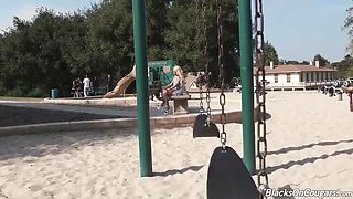 Horny Cougar Cindy Crawford Takes Big Black Cocks in Anal Gangbang