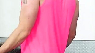 Pervy Stepdads Work Out Their Dicks by Stretching Their Hot Stepdaughters in the Gym