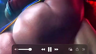 Fat Ass Chun-li Getting Hardcore Standing Pussy Fucked by Ryu