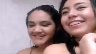 Indonesian Chicks Showering