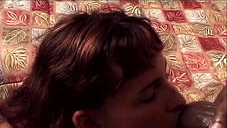 Blonde Teen Sucks Cock and Rides Hard on Couch