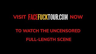 Amateur Teen Threesome: Latina & Ebony Sluts Rough Throat Fuck Big American Cock POV