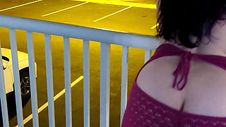 Hot Wife Showing off at the Resort!