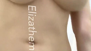 Naked Pee on the Toilet