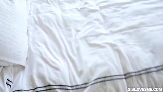 Lily Rader - Cute Blonde Stepsis Gets Caught And Fucked