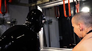 Mexicana blowjob with her big boobs