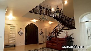 Huge BIG BLACK DICK for bored mommy at home