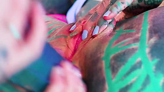 Hippie and Bimbo Anal Fuck with Crazy Toys