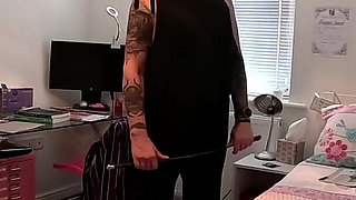 Fedup Aunty Gives Lying Alisha a Riding Crop Beating