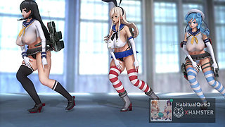 mmd r18  KanColle - Paranoid Cell Phone Girl kantai collection sex dance public gangbang 3d hentai