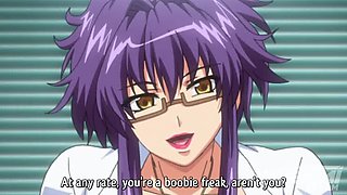 Uncensored Hentai: College Girls with Big Tits Revealed by X-Ray Glasses