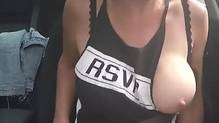 Trip to the Seaside with a Horny Mature Blonde