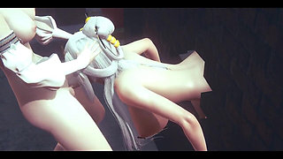 Genshin Impact Hentai - Ningguang Sucks off Jean Futanari - Japanese Asian Manga Anime Game Porn