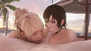 Ff Beach Party - non-stop Creampies and Cumshots