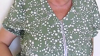 Hottest Busty Granny Ever Invite You to Fuck Her Shaved Pussy