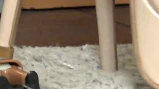 Sadistic Toy Crush Fun for Naughty Blonde Amber!