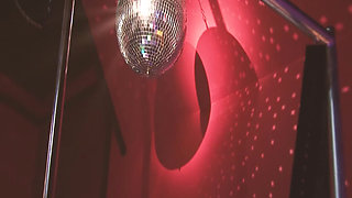 Sexual Orgy of Three Busty Friends in Lingerie Fucking with a Latex Masked Man