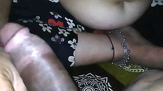 Neighbor's sister-in-law massaged the land, the water came out.